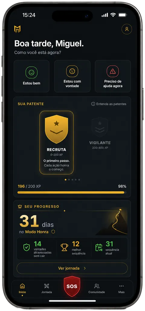 Modo Honra — Início